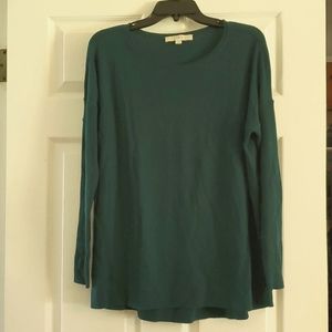 LOFT women's small teal long sleeve lightweight sweater